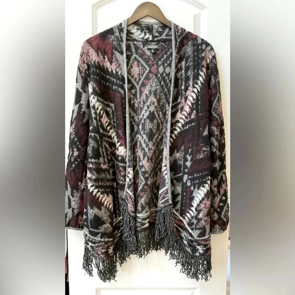 Lucky Brand Cardigan with Fringe